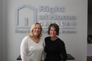 Nancy Esson and Adrienne Wood, co-owners of Right at Home Canada, Georgian Triangle.