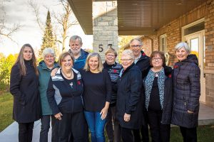 The Home Horizon board, l-r: Karen Erickson, Barb Thompson, Margaret Adolphe, John Devries, Joan Schatz, Kathy Jeffery, Mary Ellen McNaught, Garth Martin, Kathy Benson, Dawn Myers.