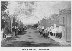 Bruce Street Thornbury - Standard Reflector Christmas 1901