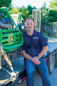 Chris Millsap of Yard Boys, which has partnered with Georgian Sprinklers.