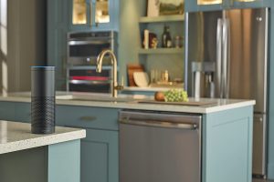 GE Geneva WiFi appliances are voice controlled with both Google Assistant and Amazon Alexa.