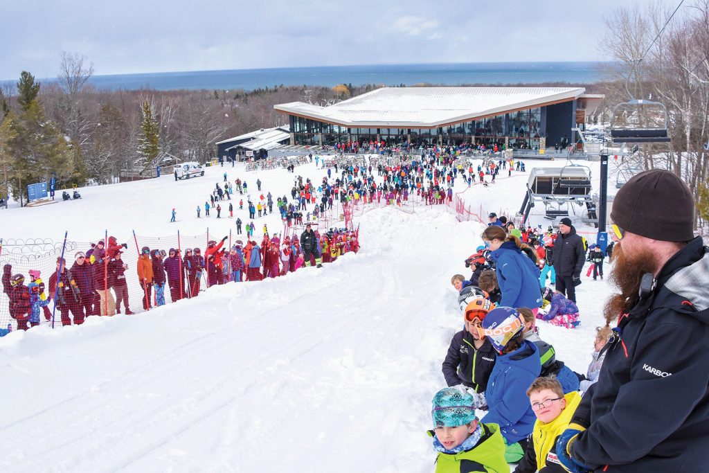 Alpine Ski Club’s Festival Day marks the end of each season with lots of family fun, including a downhill dummy race that draws crowds of spectators