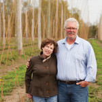 Laurie and John Craig, owners of Clear Valley Hops.