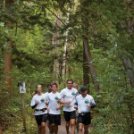 In addition to road, track and even beach training, the GTRC also runs trails in Wasaga Beach.