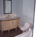 The master bathroom before the first renovation.
