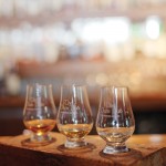 The Dam Pub in Thornbury offers house flights, which are a flight of three whiskies served on a plinth. The flights are available in different price ranges from $25 to $43 dubbed Gold, Silver and Bronze and the pub will soon be adding a Platinum flight.