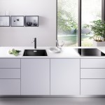 Blanco’s Silgranit sink comes in a variety of colours with a stainless steel frame. Blanco even has a colour app that enables users to pair the sinks with different countertops to find the perfect combination.