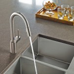 Today’s kitchen faucets offer touch and motion sense technology, which minimizes contamination and cleanup. There are lots of different designer options, including Brizo’s Artesso and Solna single-handle pull-down faucets and Moen’s Align MotionSense SRS one-handle pull-down faucet.