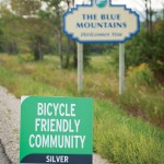 The Blue Mountains won the 2015 Silver Award as a bicycle-friendly community from the Share the Road Cycling Coalition.