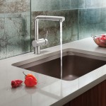 Blanco’s Silgranit II Vision designer sink is undermounted, resists stains, scratches, heat and fading, and comes in a variety of colours.