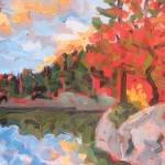 French River Pine Cove, 9 x 12 inches