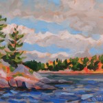 French River Pine Cove, 9 x 12 inches.