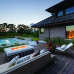 Firepits, inset pools and hot tubs extend deck use into all seasons.