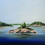 North Channel, 18 x 48 inches.
