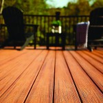 Composite decking from companies like Trex looks and feels like wood but is environmentally friendly, low maintenance, won’t fade or stain, and never needs to be painted, stained or sealed.