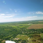 Genesis Flight Centre’s one-hour tour offers stunning views of Georgian Bay, the Beaver Valley, Lake Eugenia, Thornbury, Creemore and Collingwood.
