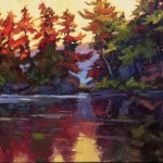 Evening Portage, Lake George, 18 x 24 inches, oil on linen