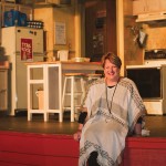 Erica Angus, Theatre Collingwood’s executive director, on the set of Stag and Doe, performed in May at the historic Gayety Theatre. Angus took over the role in 2013, with the mandate to move from “producing” to “presenting” plays locally.