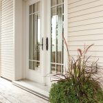 One of the home’s five French doors are deceptively elegant, but made of steel with triple pane glass, helping to provide a tight building envelope that keeps the elements out. “Our home is EnerGuide rated at 85 per cent energy efficient,” says Marc.