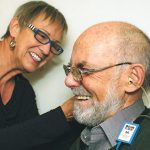 Sue Vermeulen, owner and hearing instrument specialist at the Collingwood Hearing Clinic and Wasaga Hearing Clinic, tests patients for hearing difficulties and provides hearing aid fittings and adjustment.