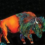 Bison, 40x60 inches