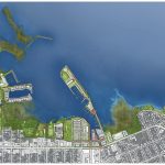 The Collingwood Waterfront Master Plan extends from Hen and Chickens Island in the west to Sunset Point Park in the east.