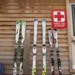The ski patrol hut and first aid station at Blue Mountain Resort
