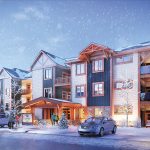 The latest addition to the highly successful Windfall at Blue Mountain development is Mountain House at Windfall, comprising 230 mountain chalet-style suites ranging in size from 673 to 1,072 square feet, housed in 12 mid-rise buildings next door to Scandinave Spa.