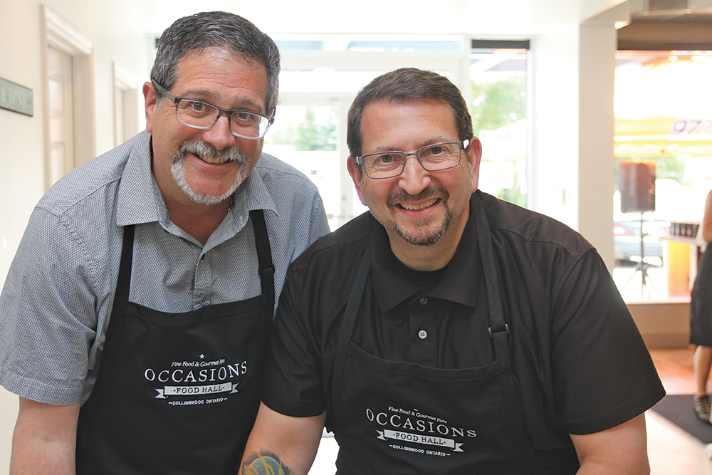 Victor Strano and Peter Keresteci, owners of Occasions Food Hall in Collingwood.