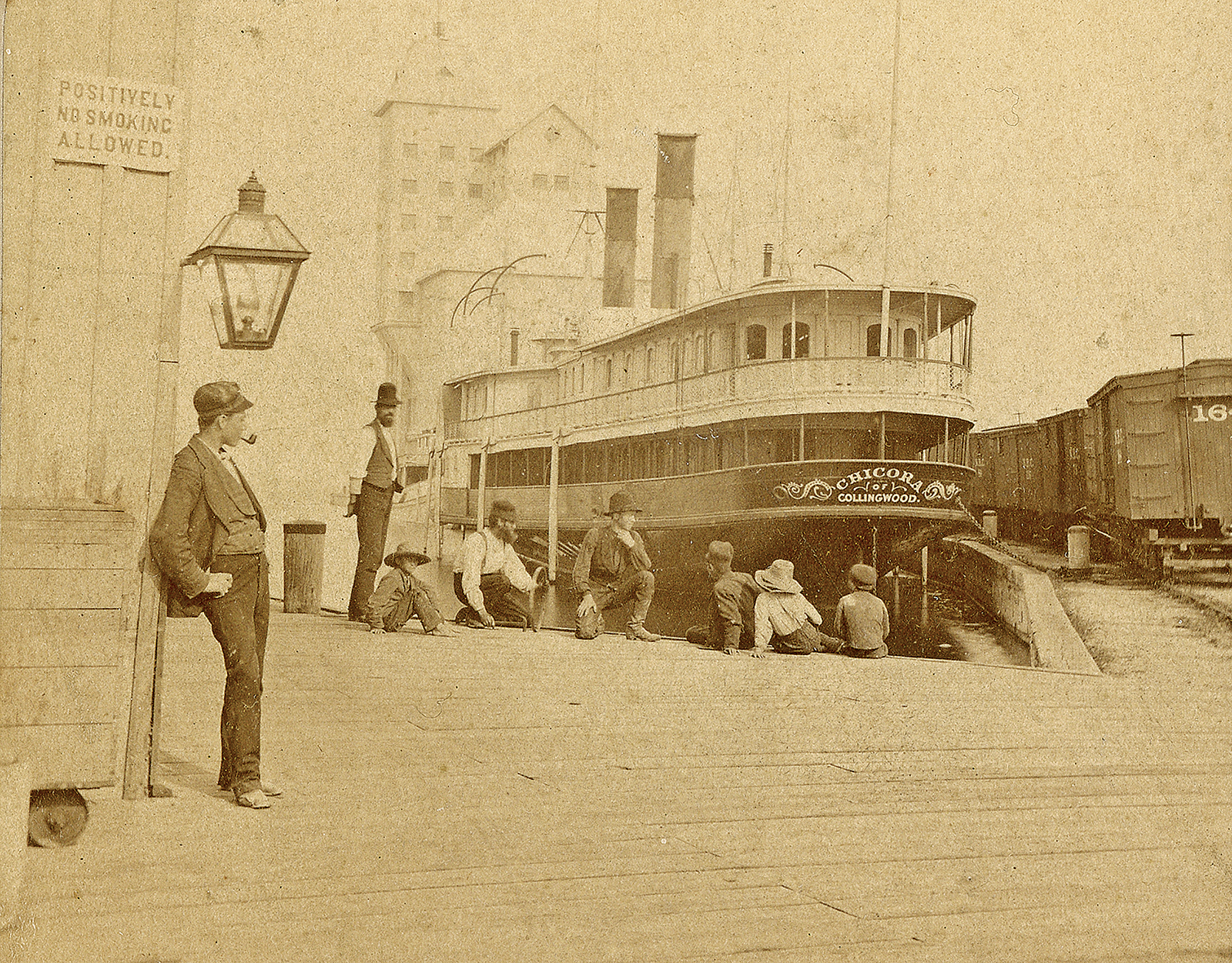 The Chicora was one of many vessels that provided passenger transportation to and from Collingwood Harbour in the late 1800s.