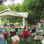 Aura Rully and Paul Hoffert performed at last summer’s Music in the Park in Thornbury.