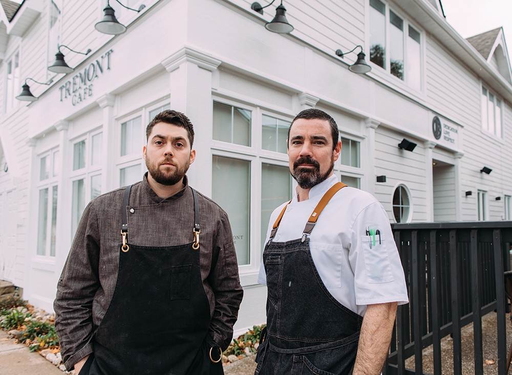 Josh Fevens, executive chef and Aidan Coyne, head chef, Tremont Café