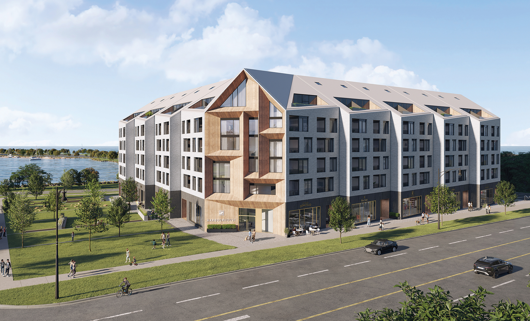 Harbour House Collingwood will be a six-storey residential/commercial building with ground floor commercial space and 130 condominium apartments.