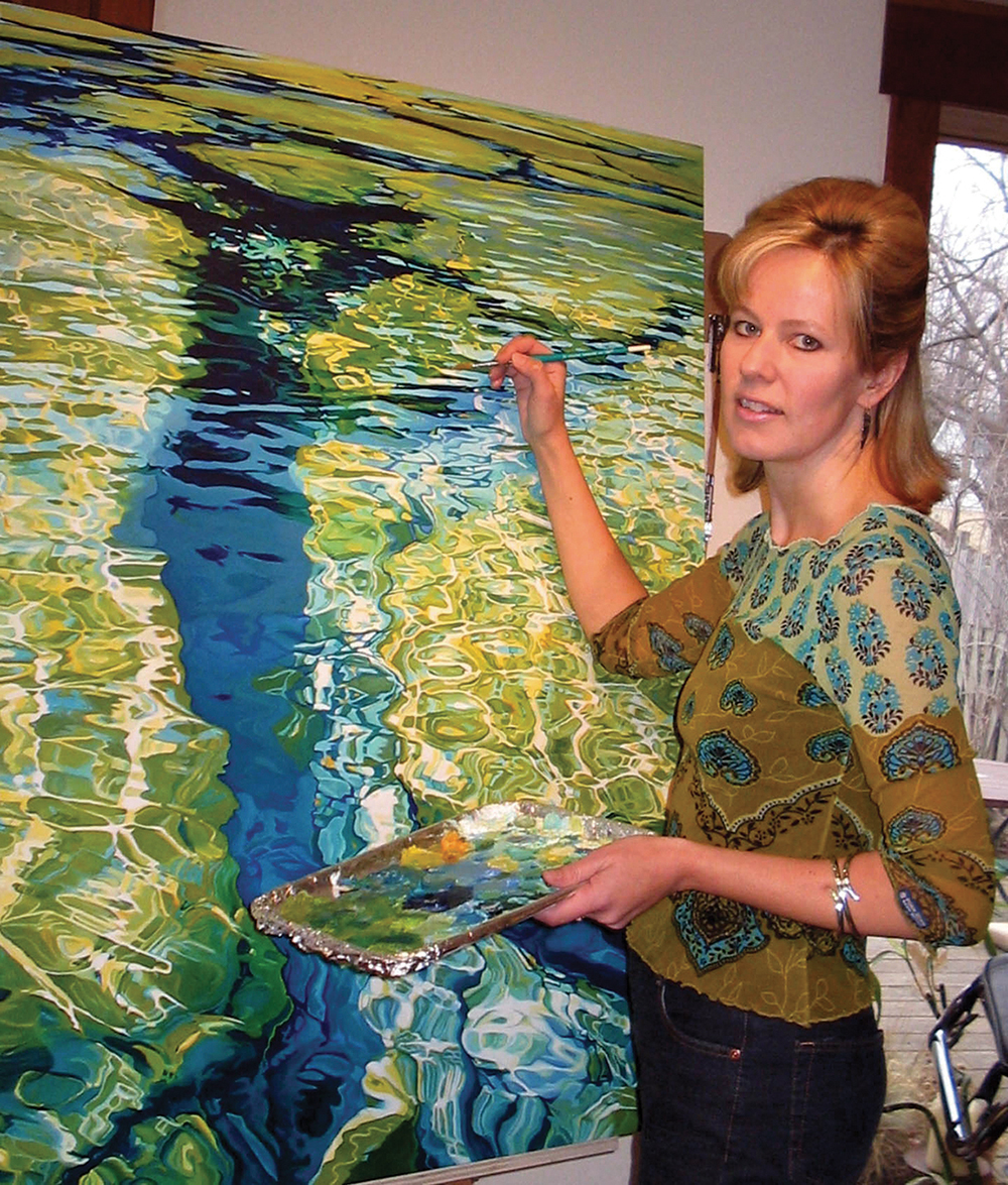 Margarethe Vanderpas in her Lion’s Head studio.