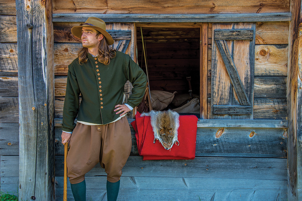 Guides dressed in period costume, Kyle Adams.