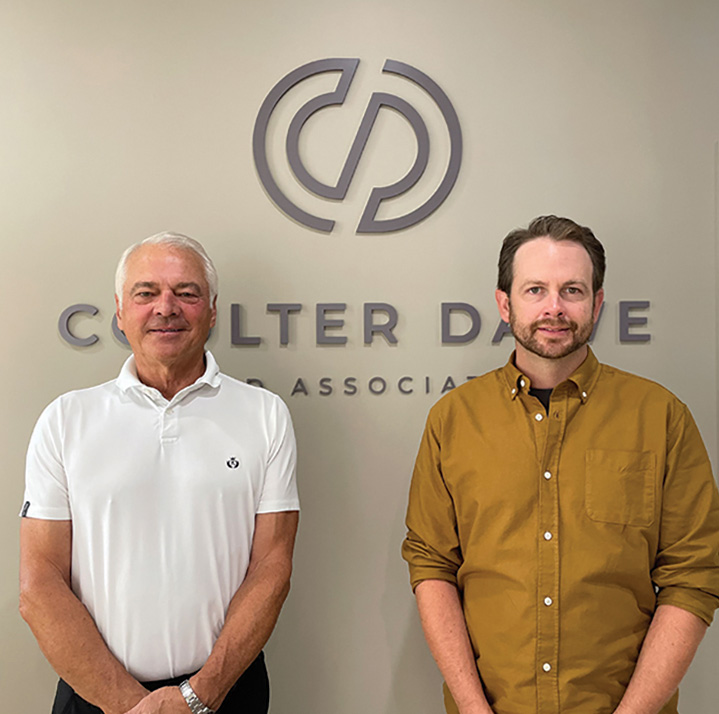 Patrick Coulter, left, and Jason Dawe, owners of Coulter Dawe and Associates.