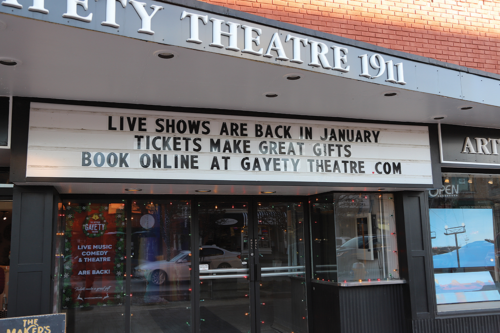 The historic Gayety Theatre.