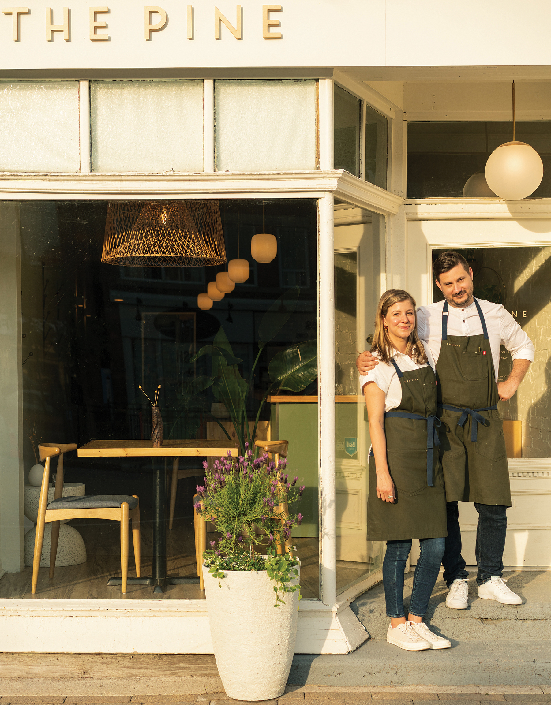 Cassie and Jeremy Austin of The Pine in Collingwood, recently named one of Canada’s 100 best restaurants.