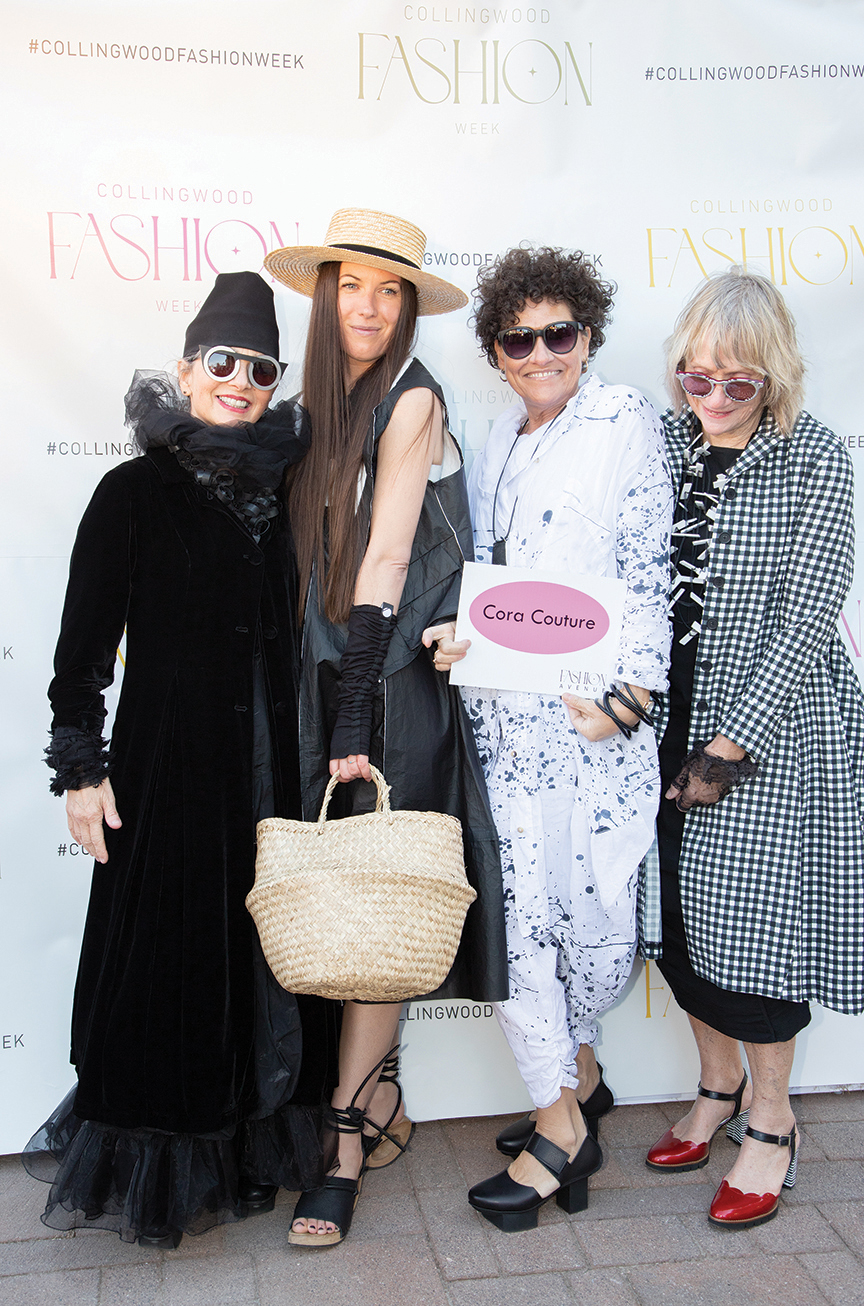 Kathleen Roth, Jaclyn Roth, Dianne Ferraro and Carolyn Hubbard, of Cora Couture.