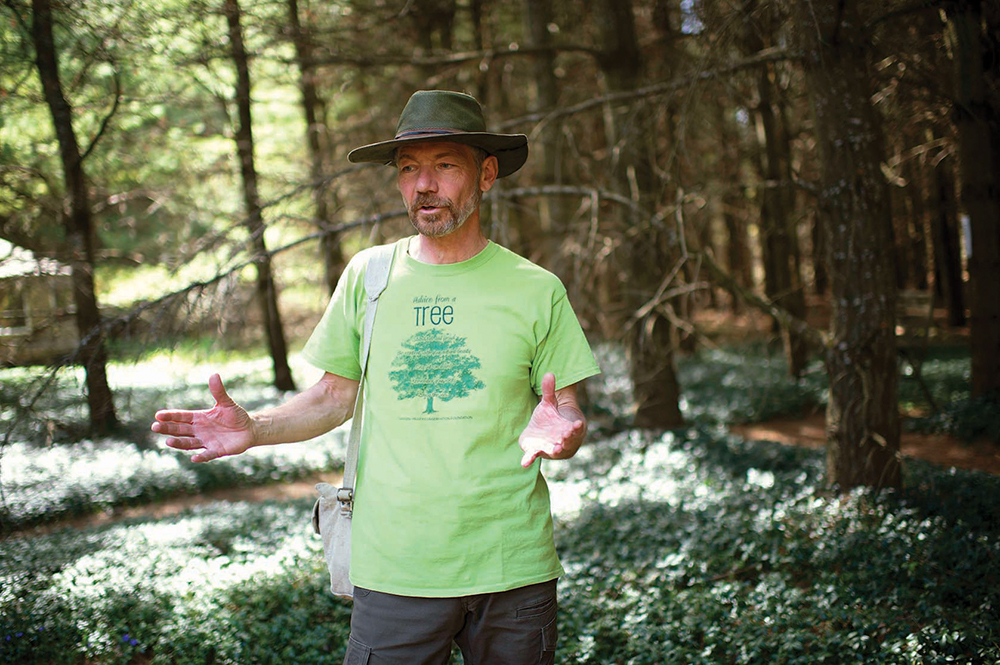 Forest therapy guide Neil Baldwin.