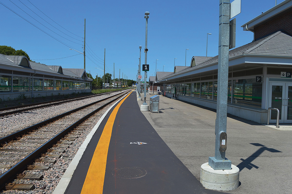 Go trains are a great way to get from Toronto to Barrie.