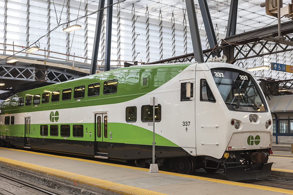 Go trains are a great way to get from Toronto to Barrie.