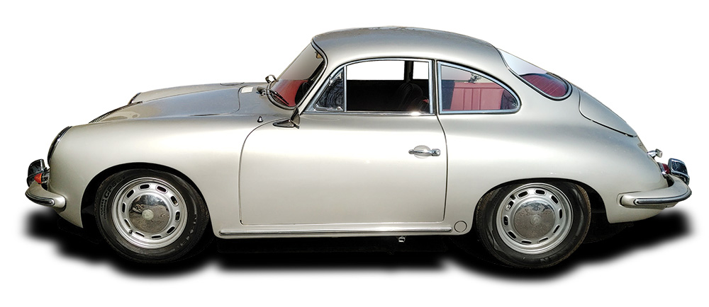 Meyers’ 1964 Porsche 356 after a three-year restoration.