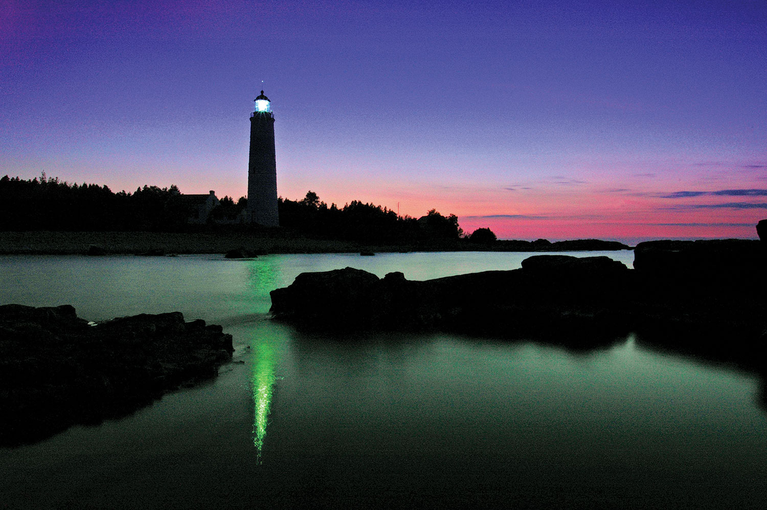 Cove Island Lighthouse, in Fathom Five National Marine Park.