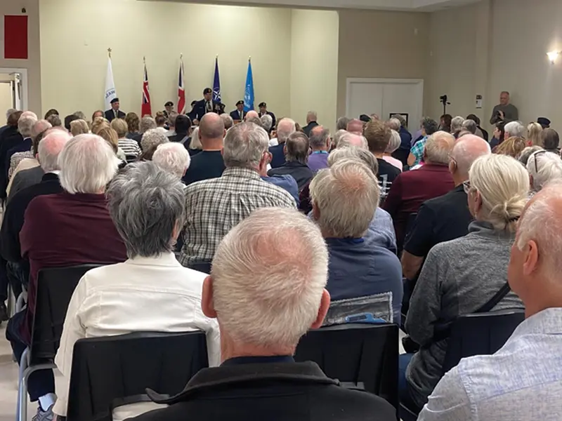 A full house at the Rec Plex for grand opening.