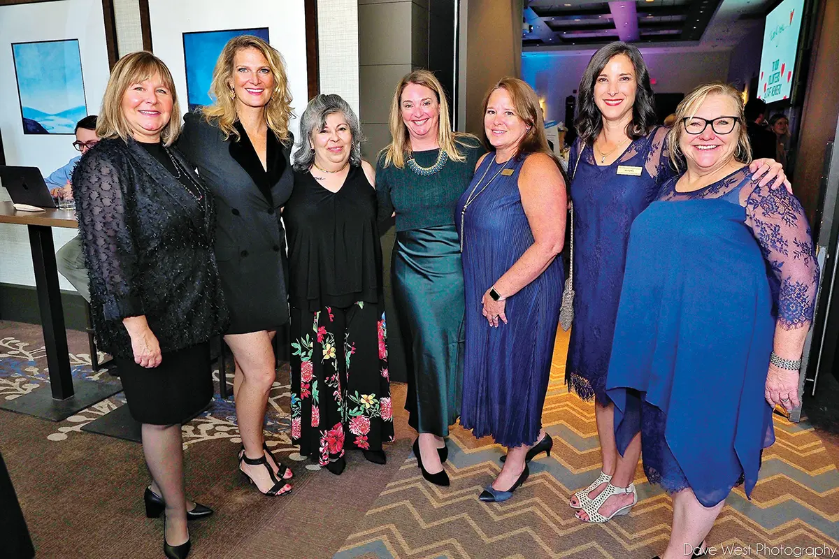 The Hospice Georgian Triangle Team: Corry Brockwell, Melanie Case, Maria Dickey, executive director Sandra Sullivan, Linda Caron, Kelly O’Neil and CEO Trish Rawn.