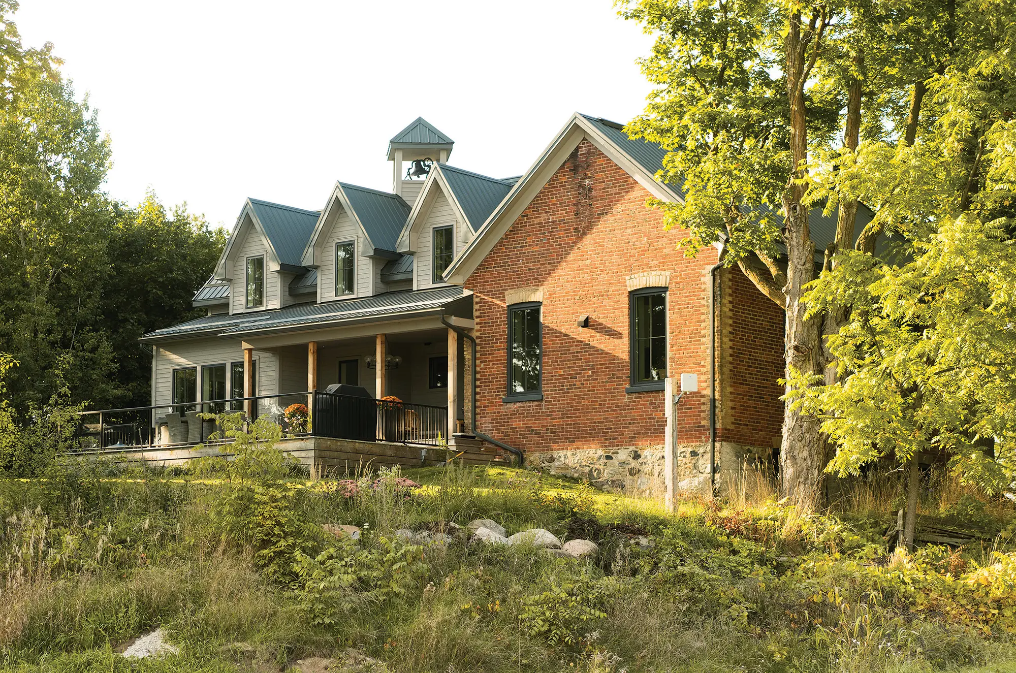 The Heathcote Schoolhouse, which first opened its doors to students in 1871, presented the young family with an opportunity they had not expected.