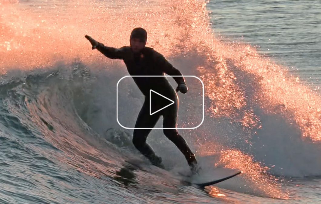 Epic sunrise surf session at Sunset Point Collingwood